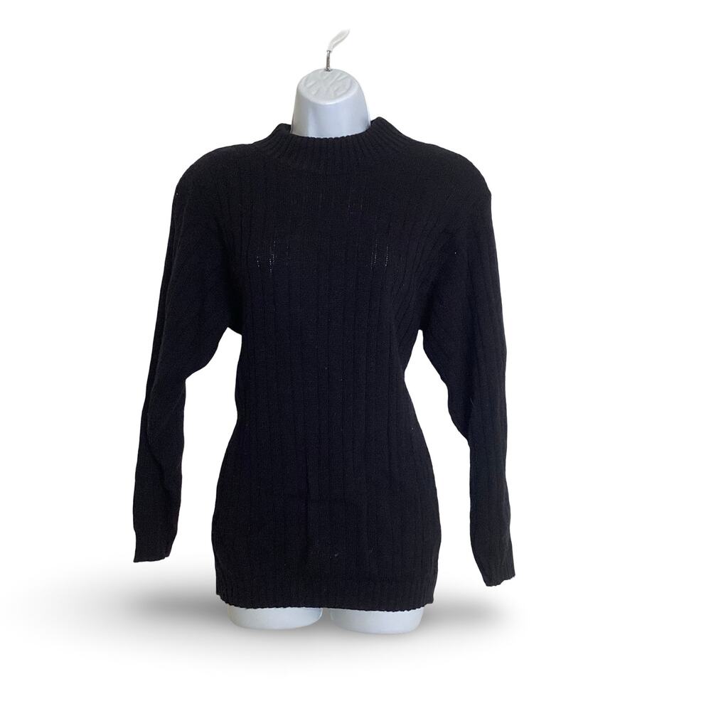 Glamour Knit Classic Black Sweater